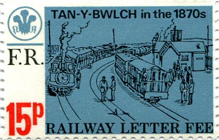 Tan-y-Bwlch station in the 1870s