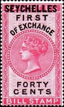 Stamp, Queen Victoria - First of Exchange, Seychelles,  , Crowns and Coronets, Famous People, Heads of State, Queens, Royalty, Women