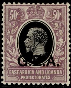 Stamp, King George V, Tanganyika,  