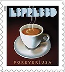 Stamp, Espresso, United States of America,  , Beverages, Coffee