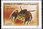 Stamp, Rafalus insignipalpis, Yemen,  , Animals (Fauna), Spiders