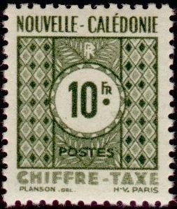 Stamp, Figure, New Caledonia,  