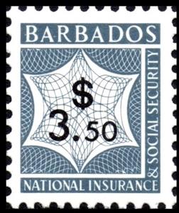 Stamp, Numeral, Barbados,  , Numbers