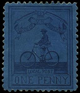 Stamp, Cyclist, Cape of Good Hope,  