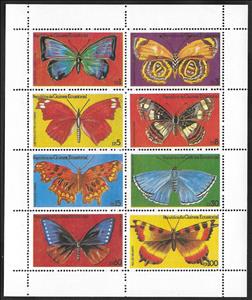 Mini Sheet, Butterflies, Cinderellas,  , Butterflies