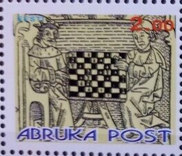 Stamp, Chess, Cinderellas,  , Chess