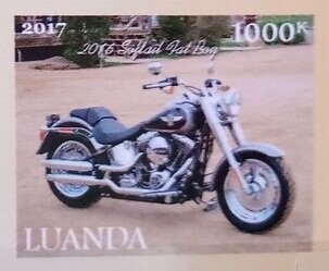 Stamp, Harley Davidson, Cinderellas,  