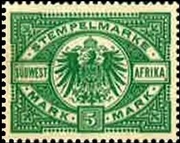 Stamp, Imperial eagle, German South West Africa,  , Coats of Arms, Eagles, Heraldic Animals