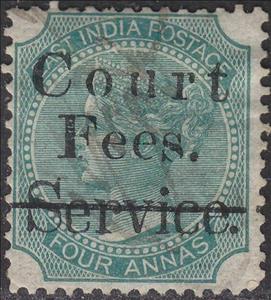 Stamp, Queen Victoria, India,  , Crowns and Coronets, Famous People, Heads of State, Queens, Royalty, Women