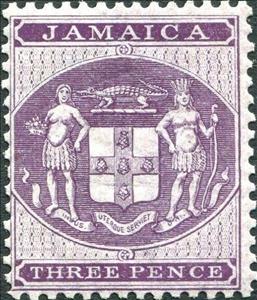 Stamp, Coat of arms, Jamaica,  , Coats of Arms