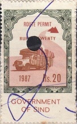 Lorry and mountain route