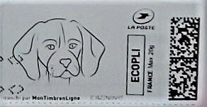 Stamp, Dog, Personalized and Private Mail Stamps,  , Animals (Fauna), Dogs