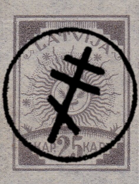 Ears in the circle of the Sun - overprinted