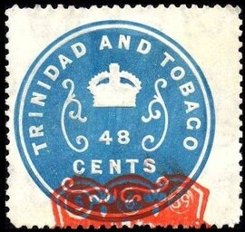 Stamp, Tudor Crown, Trinidad and Tobago,  , Crowns and Coronets