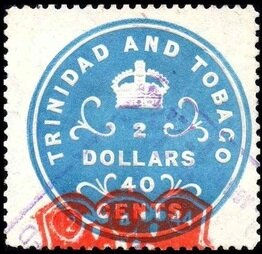 Stamp, Tudor Crown, Trinidad and Tobago,  , Crowns and Coronets