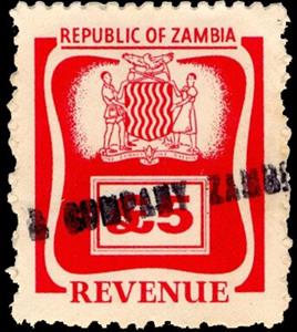 Stamp, Coat of arms, Zambia,  , Coats of Arms