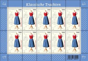 Mini Sheet, Murboden Costume (Styria), Austria,  , Clothing, Suits and Costumes