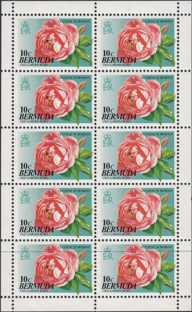 Booklet pane of 10, 10 *10c