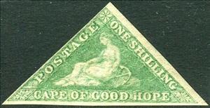 Stamp, Allegory of Hope, Cape of Good Hope,  