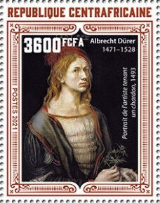 "Self Portrait" (1493), by Albrecht Dürer