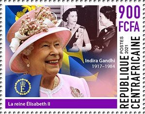 Queen Elizabeth II and Indira Gandhi