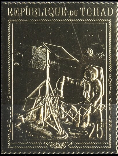 Astronaut on the moon