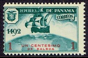 Stamp, Columbus anniversary, Cinderellas,  , Anniversaries and Jubilees, Sailing Ships