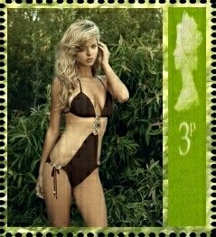 Stamp, Danielle Knudson, Cinderellas,  , Models, Photographs, Women
