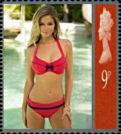 Stamp, Danielle Knudson, Cinderellas,  , Models, Photographs, Women