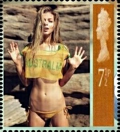 Stamp, Danielle Knudson, Cinderellas,  , Models, Photographs, Women