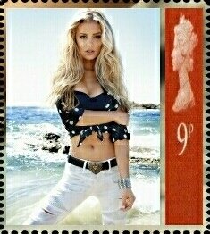Stamp, Danielle Knudson, Cinderellas,  , Models, Photographs, Women
