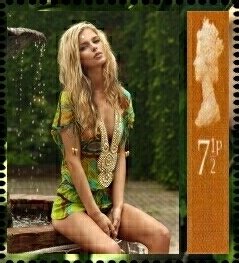 Stamp, Danielle Knudson, Cinderellas,  , Models, Photographs, Women