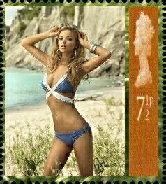 Stamp, Danielle Knudson, Cinderellas,  , Models, Photographs, Women