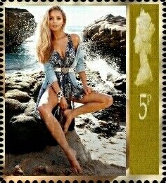 Stamp, Danielle Knudson, Cinderellas,  , Models, Photographs, Women