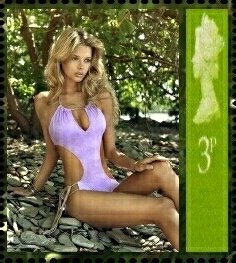 Stamp, Danielle Knudson, Cinderellas,  , Models, Photographs, Women