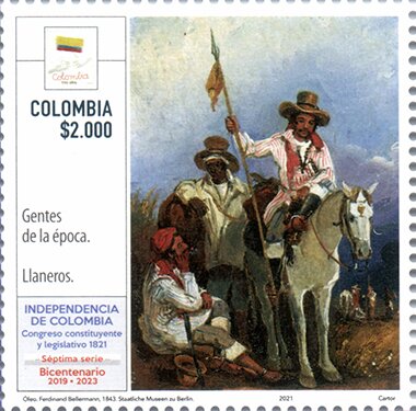 Painting of Llaneros