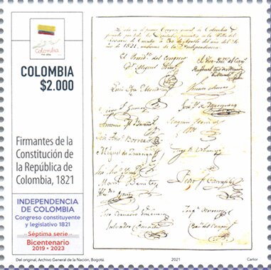 Signatures on Constitution of 1821