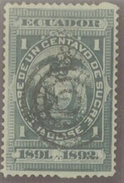 Stamp, Coat of Arms, Ecuador,  , Coats of Arms