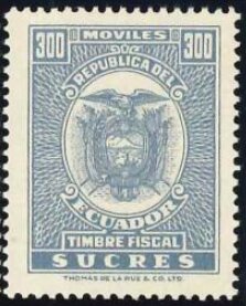 Stamp, Coat of Arms, Ecuador,  , Coats of Arms