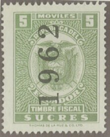 Stamp, Coat of Arms, dated 1962, Ecuador,  , Coats of Arms