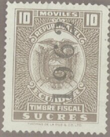 Stamp, Coat of Arms, dated 1962, Ecuador,  , Coats of Arms