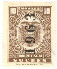 Stamp, Coat of Arms, dated 1963, Ecuador,  , Coats of Arms