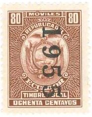 Coat of Arms, overprinted