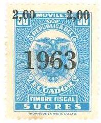 Stamp, Coat of Arms, surcharged, Ecuador,  , Coats of Arms