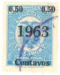 Stamp, Coat of Arms, surcharged, Ecuador,  , Coats of Arms