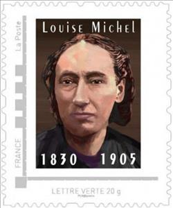Stamp, Louise Michel 1830-1905, France,  , Famous People, French Revolution, Revolutionaries, Revolutions, Women