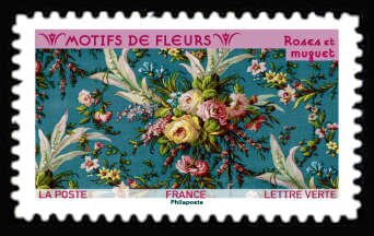 Pattern of Roses and Lily-of-the-Valley