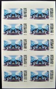 Mini Sheet, Überseequartier Station, Hamburg (Self-Adhesive), Germany, Federal Republic,  , Stations, Undergrounds (Subways)