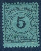Black Numeral In Ornamental Frame