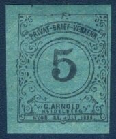 Black Numeral In Ornamental Frame